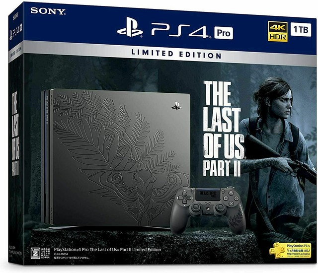 Sony Playstation 4 Pro The Last Of Us Part Ii 1tb Bundle Black Limited Edition For Sale Online Ebay