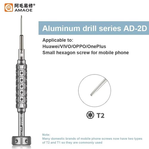 Amaoe 2D 5in1 Precision Screwdriver Set Electronics Phone Drones Repair Tools UK - Picture 7 of 18