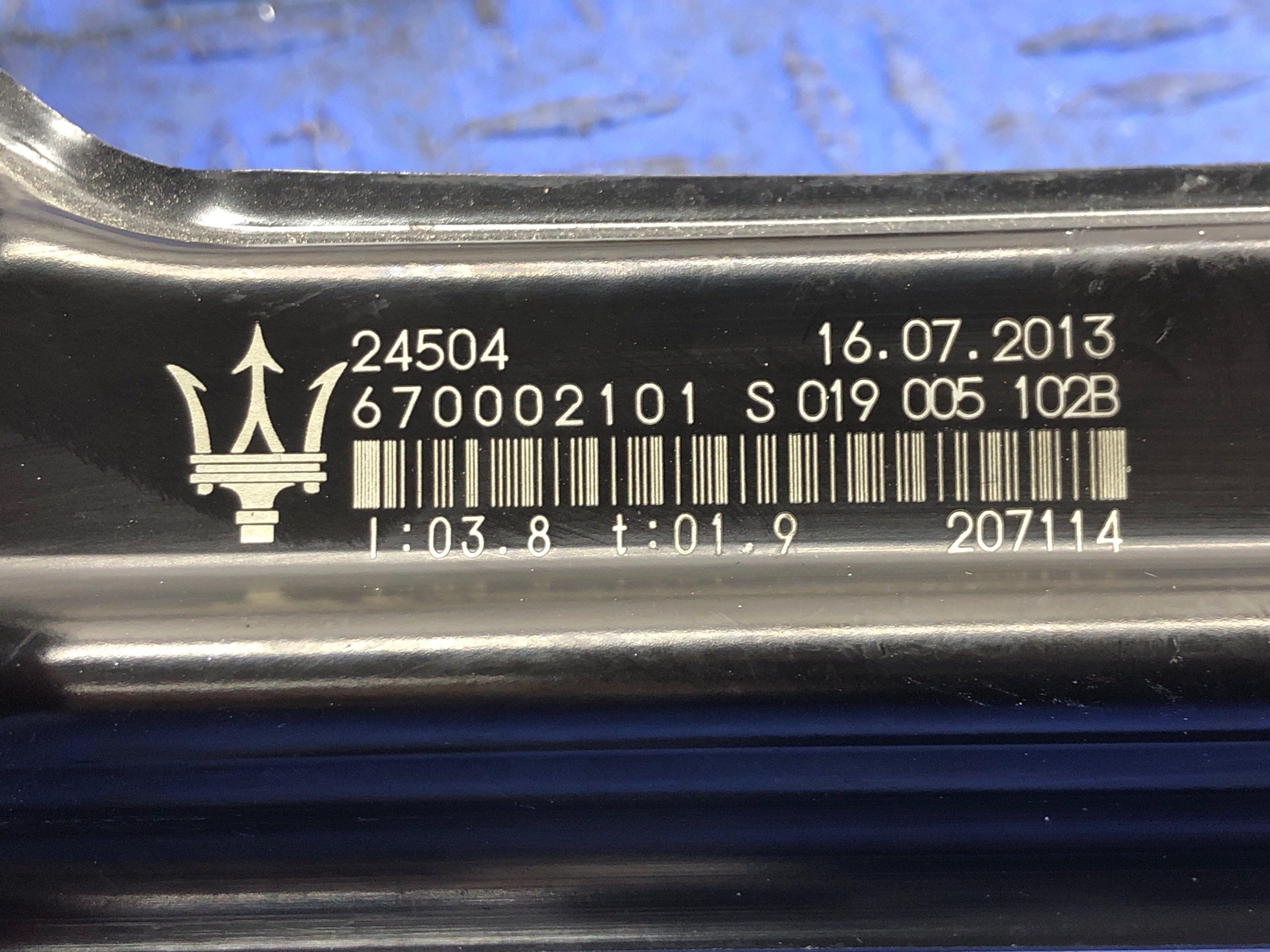 2014-2021 MASERATI QUATTROPORTE REAR RIGHT DOOR WINDOW GLASS REGULATOR W/MOTOR