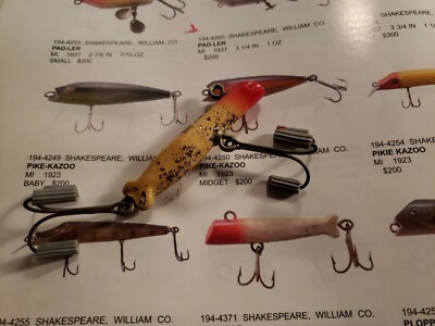Rare Vintage 1940 Shakespeare Pin-Head Fishing Lure | eBay Rare Vintage 1940 Shakespeare Pin-Head Fishing Lure | eBay