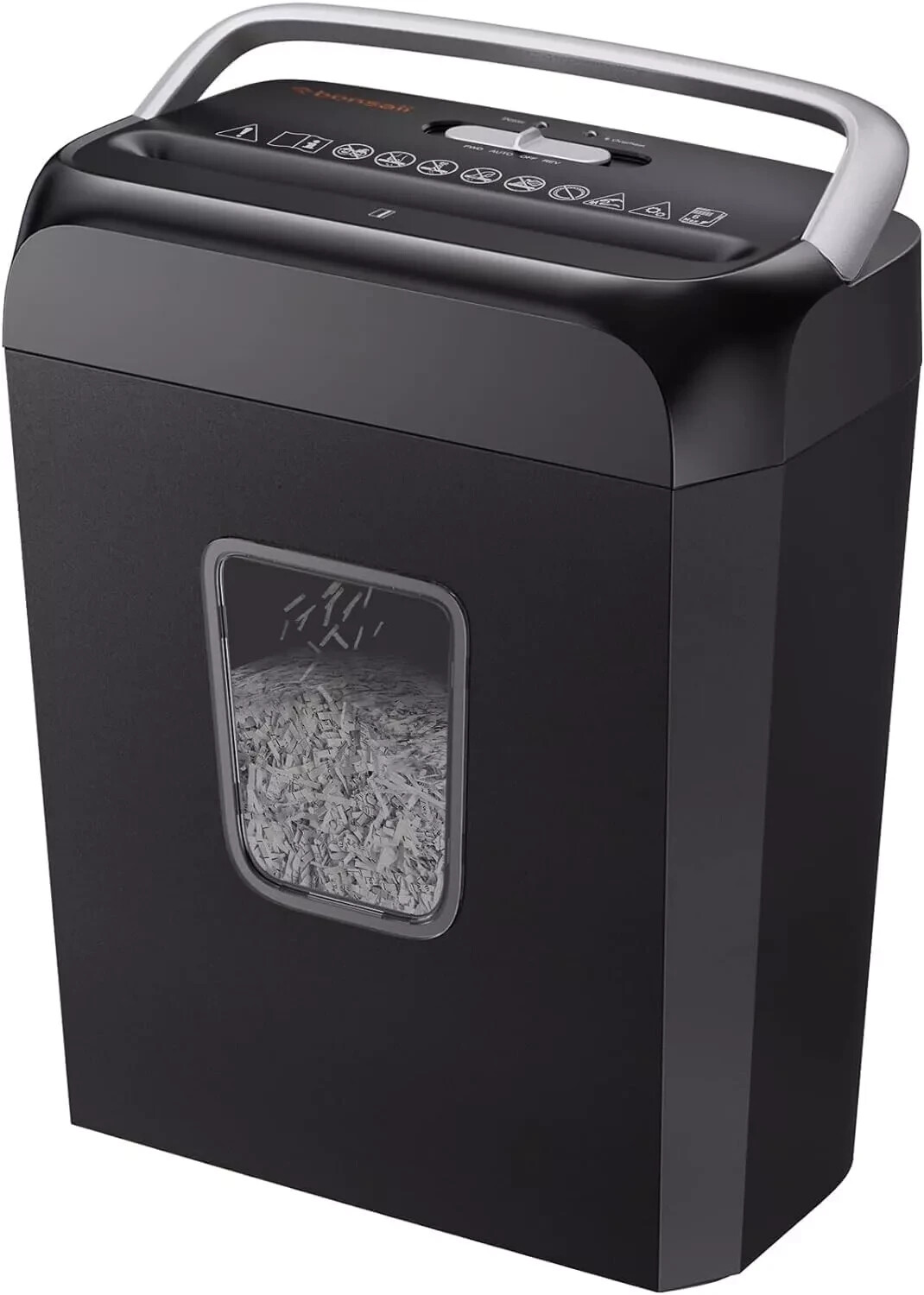 Paper Shredder for Home Use,6-Sheet Crosscut Paper and Credit Card Shredder ...-image