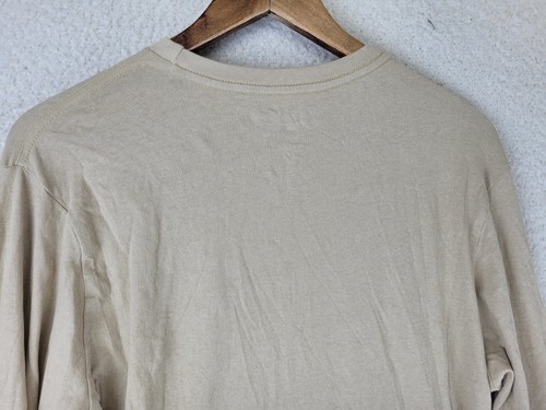 Eighty-Eight Bad Habits Shirt Mens M Beige Beer Glass Embroidery Funny Crew Neck - Picture 9 of 19