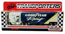 1:87 MATCHBOX NASCAR   " GOODYEAR  RACING " SUPER STAR  TRANSPORTERS  TRUCK
