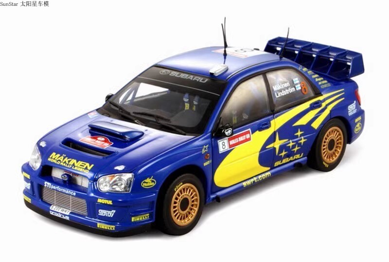 1/18 SUNSTAR WRC Subaru Impreza CAR DIE CAST MODEL RARE | eBay