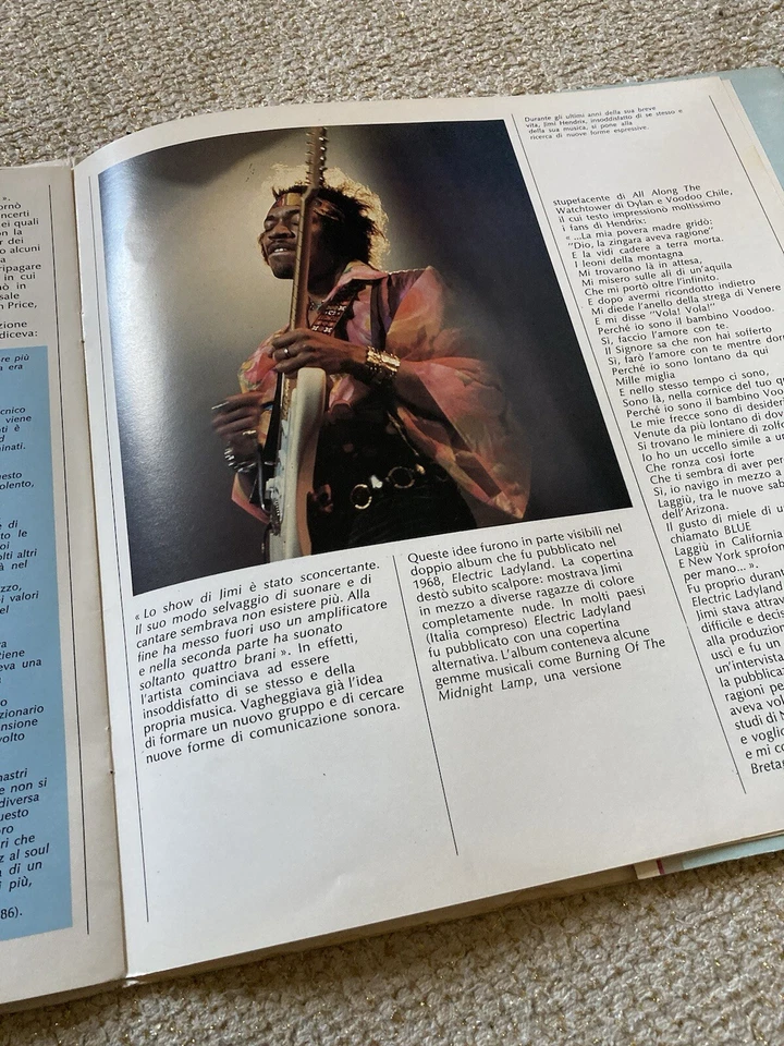 JIMI HENDRIX - SUPERSTAR COMPILATION LP . Rare Italian Press With Booklet - Image 4 of 4