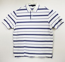 CREMIEUX 38 Mens Classics Polo Shirt Lite Red Striped Size L Beautiful EUC