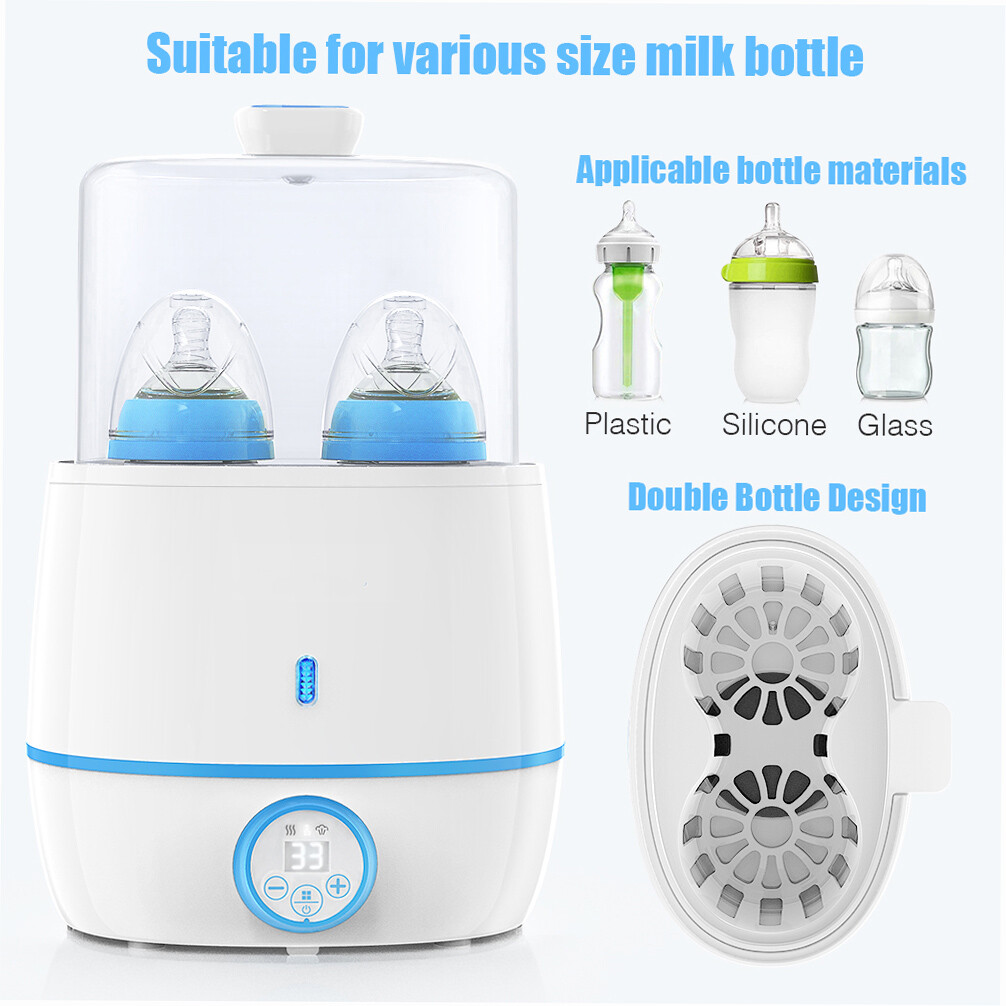 Eccomum 6-in-1 Baby Bottle Warmeru0026Sterilizer Formula Heater with LCD Timer  W1R4 798881630620 | eBay