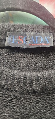 ESCADA BY MARGARETHA LEY WOMENS VINTAGE SWEATER 
