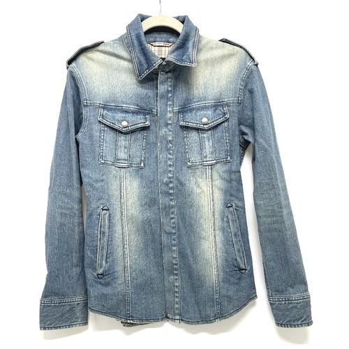 Jean Outer blouson Denim jacket cotton 