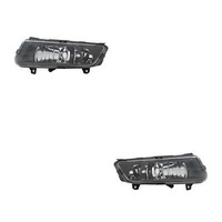 Nebelscheinwerfer Set Mit Kurvenlicht Rechts Links Schwarz H8 FüR VW Polo 6R 6C