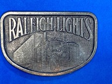 Pre Loved Belt Buckle Raleigh Lights Cigarette Driver Trucker Trucking Cigarette