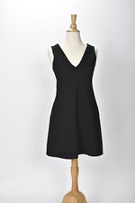 Express V-Neck Classic Sexy Fitted Little Black Dress Size XS