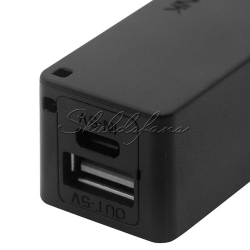 Black DIY USB Power Bank Charger Pack Box Battery Case For 1x18650 Portable - Picture 5 of 5