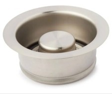   NEW Signature Hardware Garbage Disposer Flange  Stopper in Brushed Nickel