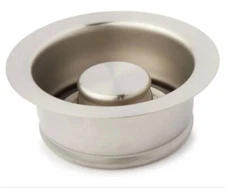 🚨NEW Signature Hardware Garbage Disposer Flange & Stopper in Brushed Nickel