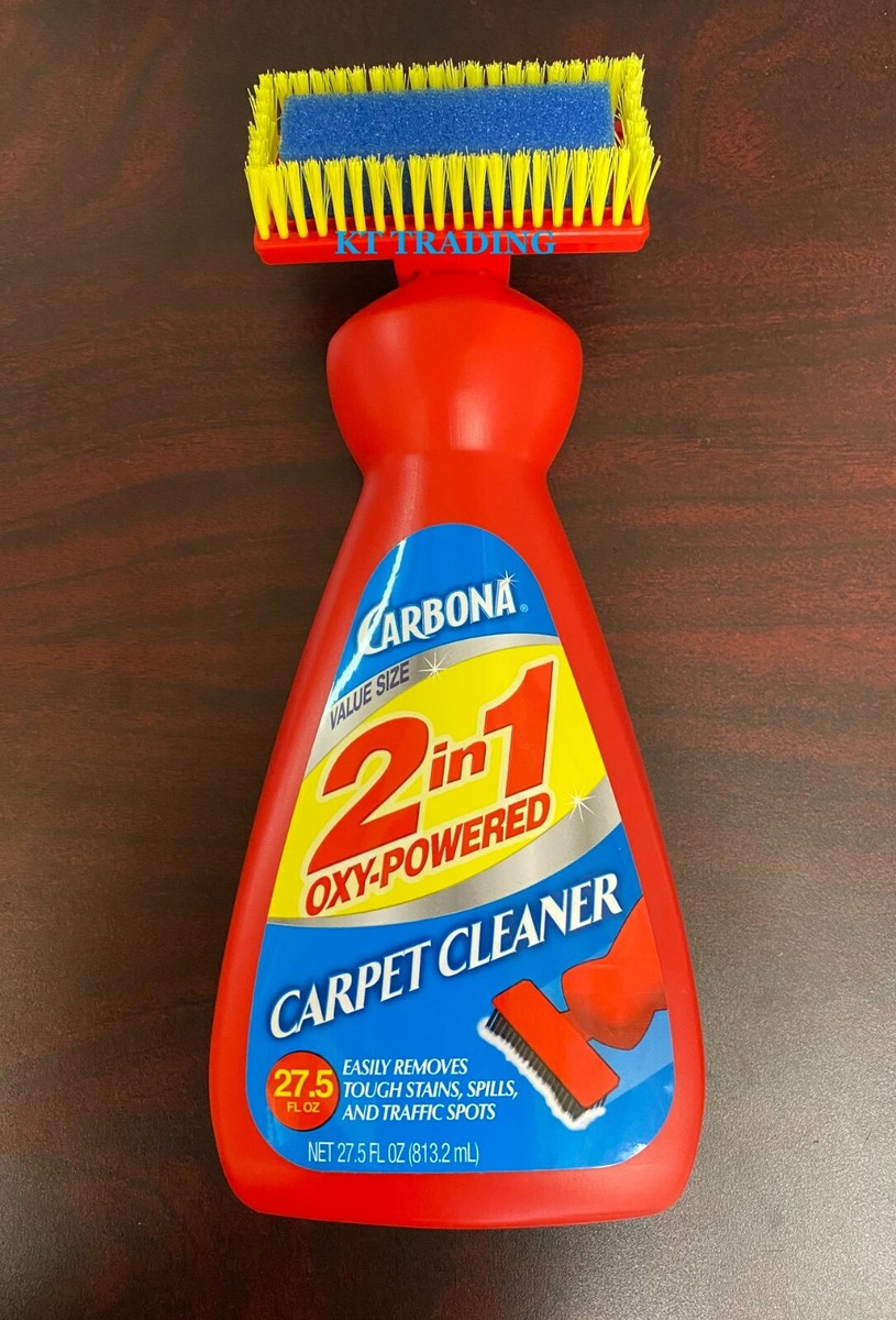 CARBONA 2-In-1 OXY POWERED Active Foam CARPET UPHOLSTERY CLEANER +