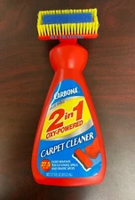 CARBONA 2-In-1 OXY POWERED Active Foam CARPET UPHOLSTERY CLEANER + Brush   