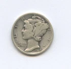 New Listing1939-D Mercury Dime - 90% Silver - Free Shipping