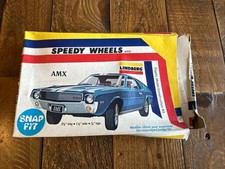 Speedy Wheels Amx Model Kit Lindberg New Open Box 1037