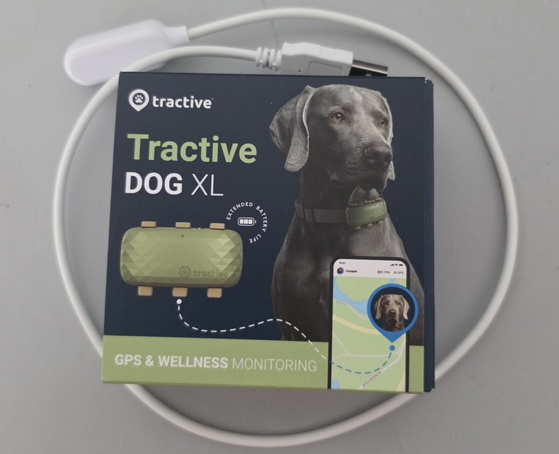  Tracker GPS Smart Dog Tractive XL Adventure, with silcone protective case
