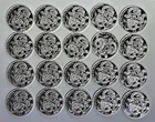 1 oz Silver Asahi Year of the Dragon Rounds 2024 999 Fine Silver  tube of 20