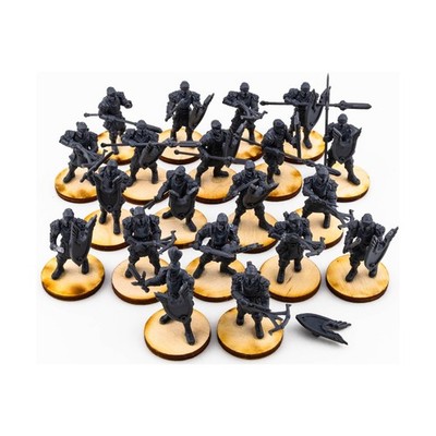 Mantic KoW Basilea 28mm Men-At-Arms Regiment #6 NM
