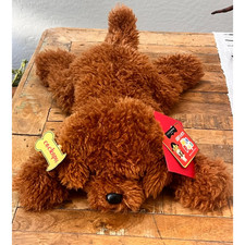 FAO Schwarz 21" Brown Cockapoo Stuffed Animal Adopt-A-Pets Mix Pups NWT