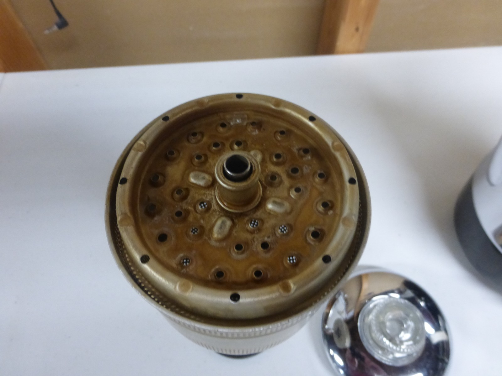 Vintage Sunbeam Deluxe 8 Cup Electric Coffee Maker Percolator Model AP20 WORKS