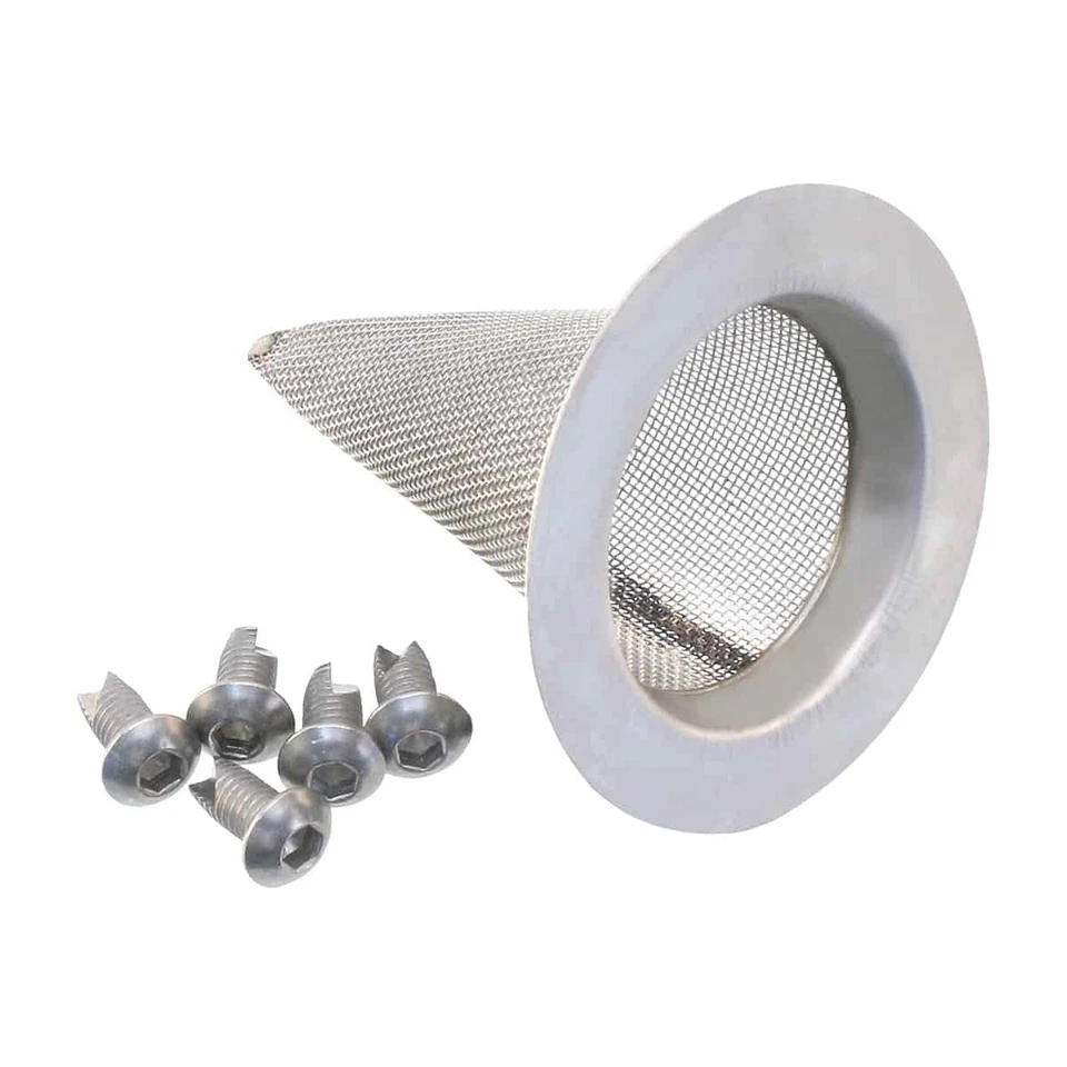 Tapa de extremo antichispas - punta negra, billete Pro Moto Billet PMB-01-3112 aprobado por USFS Foto 4 de 4