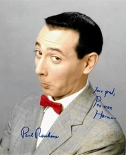 PAUL REUBENS Signed Autographed 8X10 'PEE WEE HERMAN' reprint FAST FREE SHIPPING
