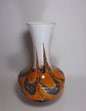Murano opaline glass vase design CARLO MORETTI Italy vintage '60 / '70