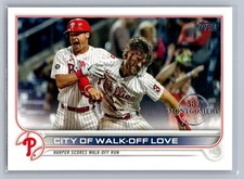 City of Walk-Off Love 2022 Topps 582 Montgomery Stamp #321