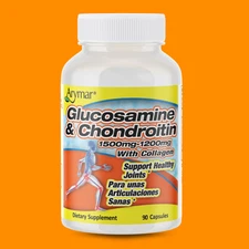 Arymar Glucosamine 1500mg, Chondroitin 1200mg, Collagen 300mg, 90 Caps