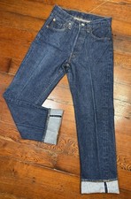 Vintage Levi  s 70s/80s 501 Redline Selvedge USA Jeans Med Wash Size W27 L32