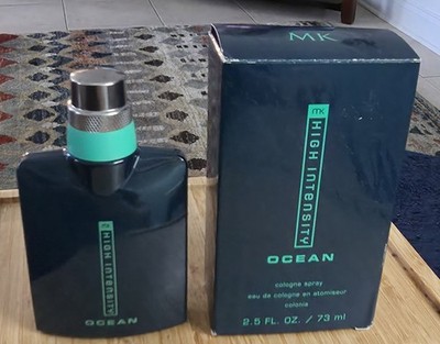 NIB MARY KAY MEN'S COLOGNE SPRAY~MK HIGH INTENSITY OCEAN 2.5 FL. OZ