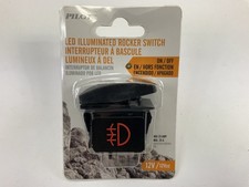 Pilot Pl-sw78r Universal Fog Light Lamp Rocker Illuminated Red Led Switch 12v