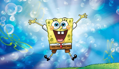 Sponge Bob Spongebob Square Pants Vintage Comics and Cartoons   13x19 Print
