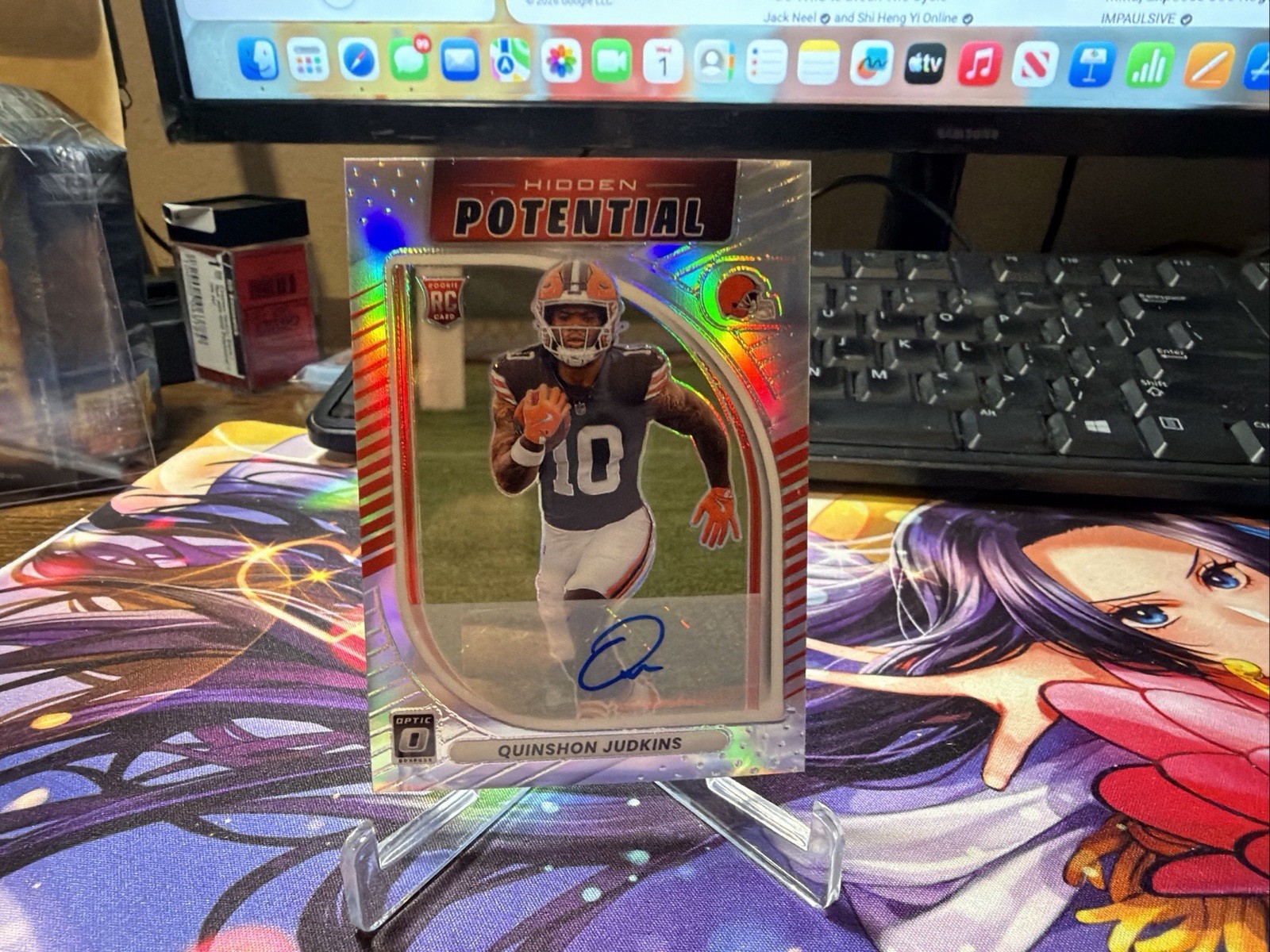 2025 Donruss Optic Quinshon Judkins Hidden Potential Auto /199 RC