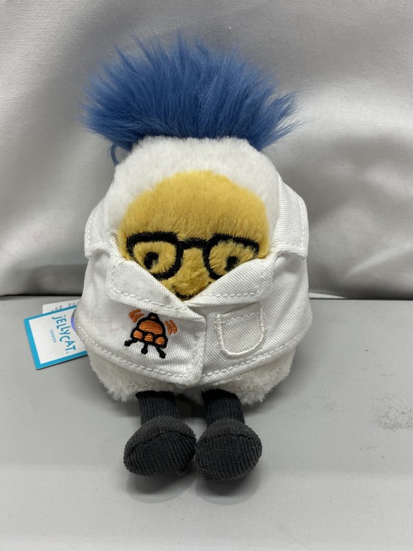 Jellycat Amuseables Space Boiled Egg Scientist Outfit Plush W/ Tags
