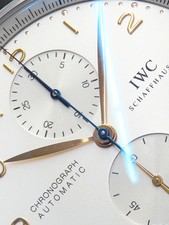 IWC Portugieser Chronograph IW371445 40mm Silver Dial Stainless Box Card #T153 4