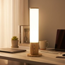 10,000 Lux Light Therapy Lamp - 360  Adjustable UV-Free Sunlight for Home