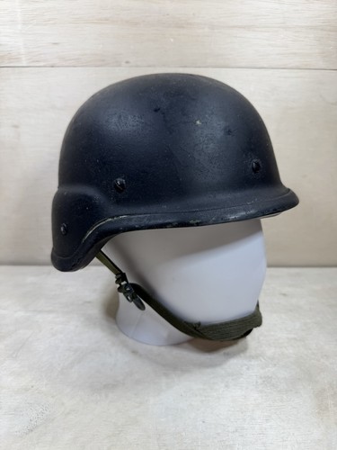Military Ballistic Field Helmet made with Kevlar Unicor PASGT Gentex Chin Strap