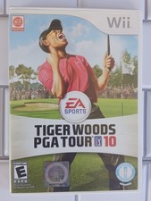 Tiger Woods PGA Tour 10 - Nintendo Wii Game Manual Case Tested