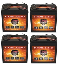 4 PACK: VMAX XTR6-235M Xtreme 6V 235Ah AGM Deep Cycle Battery, GC2 Group (4)