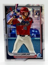 2024 Bowman Mega Box Mojo Refractor #96 Jordan Lawlar RC Arizona Diamondbacks