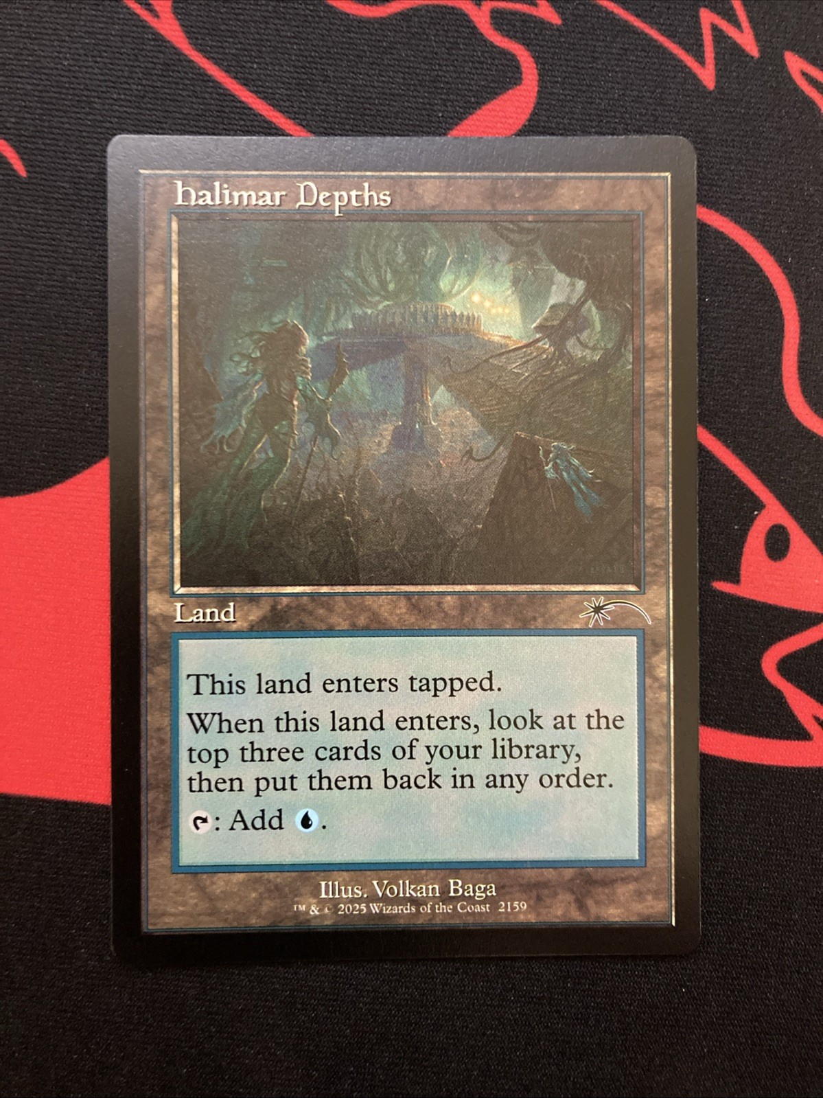 Halimar Depths 2159 Retro Frame Secret Lair Drop Dandan Deck Magic The Gathering