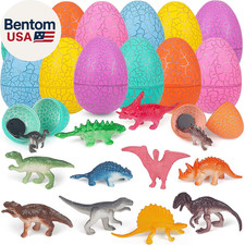 Easter Eggs Filled with Dinosaur Toys Fillers Plastic Surprise Eggs Easter Baske