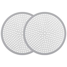 Ohtomber Shower Drain Hair Catcher - 2PCS 4.72 4.72 inch, Silver