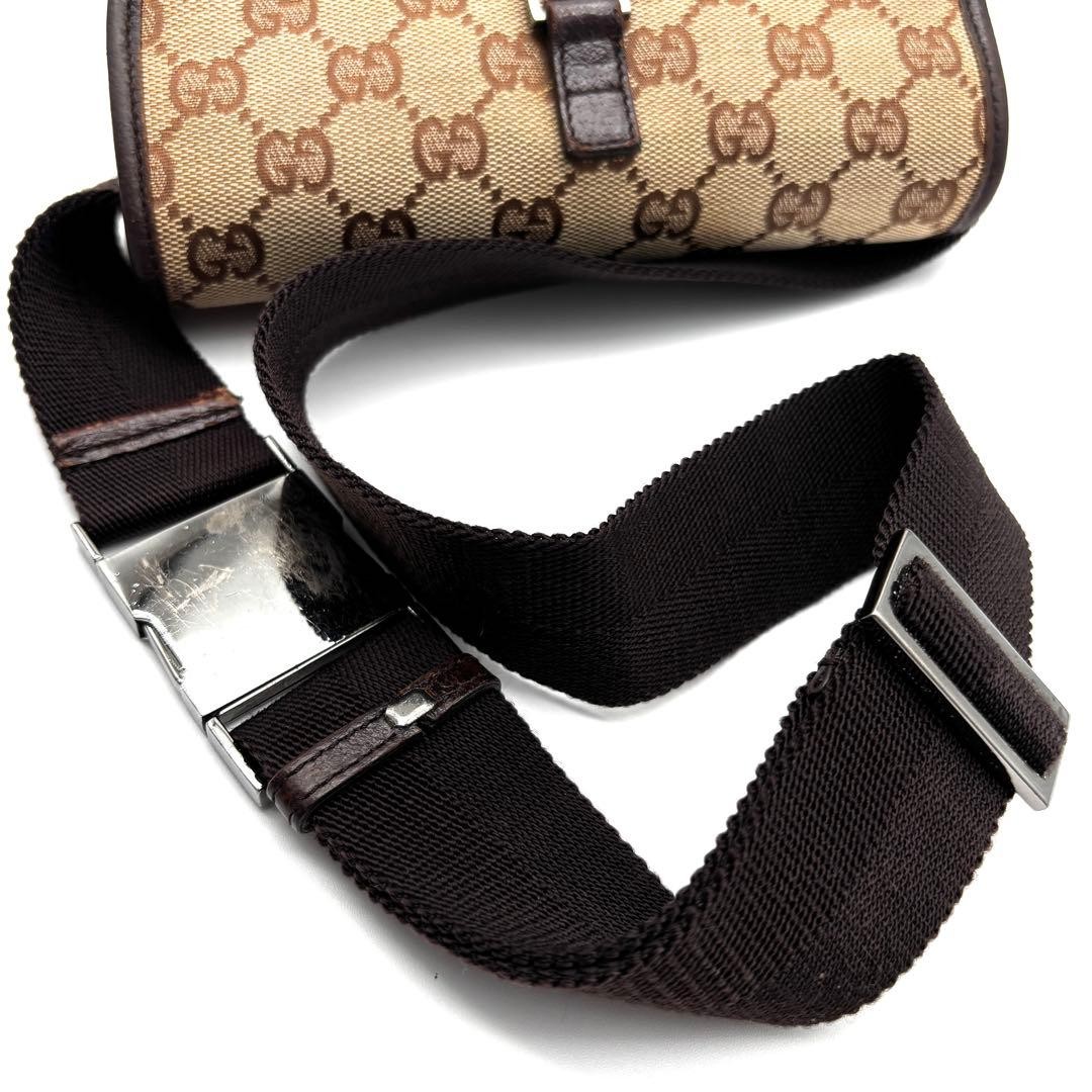 [Excellent condition] GUCCI 92543 Body Bag GG Canvas Waist Pouch Unisex DDP Used thumbnail 6