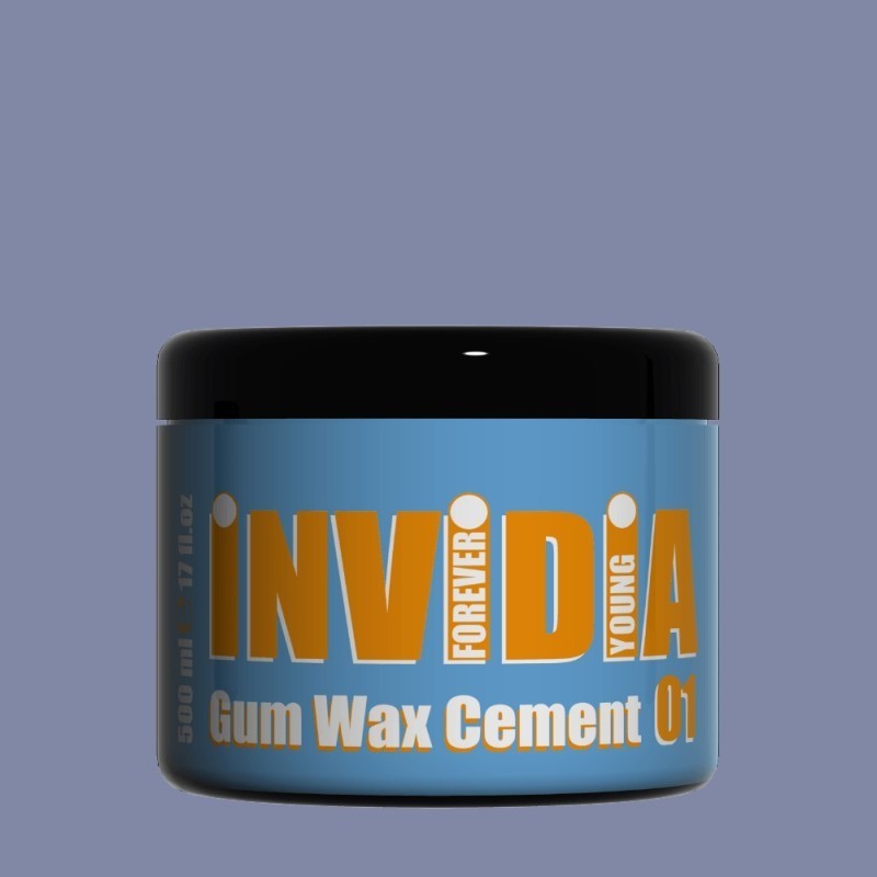 Invidia Gel Gum Wax Cement 01 per Capelli Azione Modellante 500ml